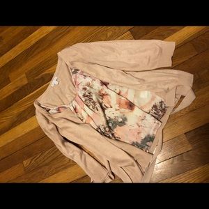 New York and company combination tank and cardigan